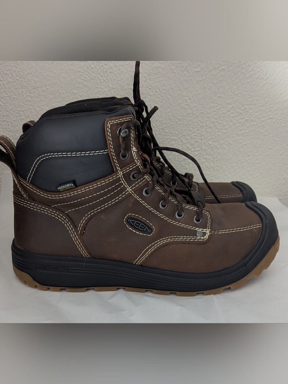 KEEN Utility BOOT Men's Fort Wayne 11.5 EE Carbon Toe Waterproof Work 1027100EE - Picture 5 of 11